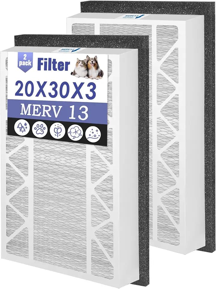 20x30x3 MERV 13 Air Filter Compatible with Zephyr VGF Series Home 20x30x3