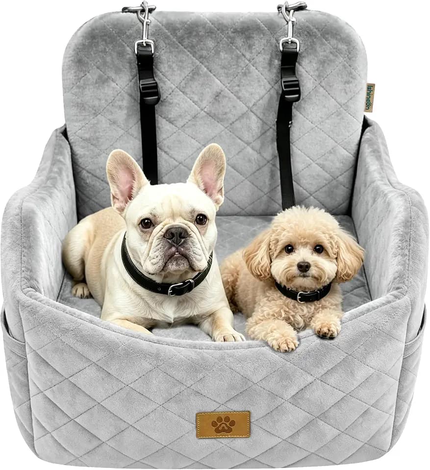 Dog Car Seats for Small Dogs Up to 35lb, Dog Bed for Car Fits Home, Outdoor