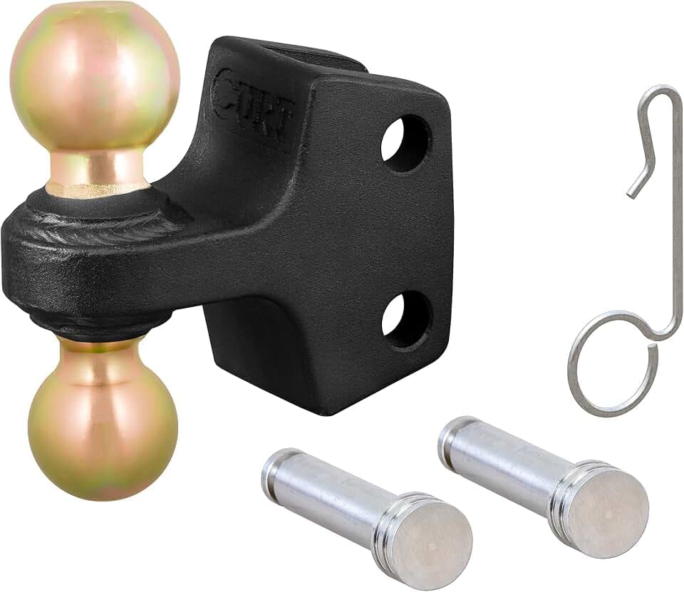 CURT 45934 HD Dual Ball Attachment for Weight Distribution Shank, 2 and 2-5/16-Inch, Up to 20,000 lbs