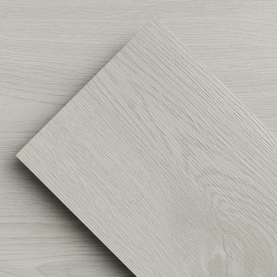 ATOPOSE PVC Bodenbelag Selbstklebend Eiche-Elfenbein Holzoptik – 36 Dielen 5,02 m², Wasserfest Linoleumboden für Küche & Wohnzimmer