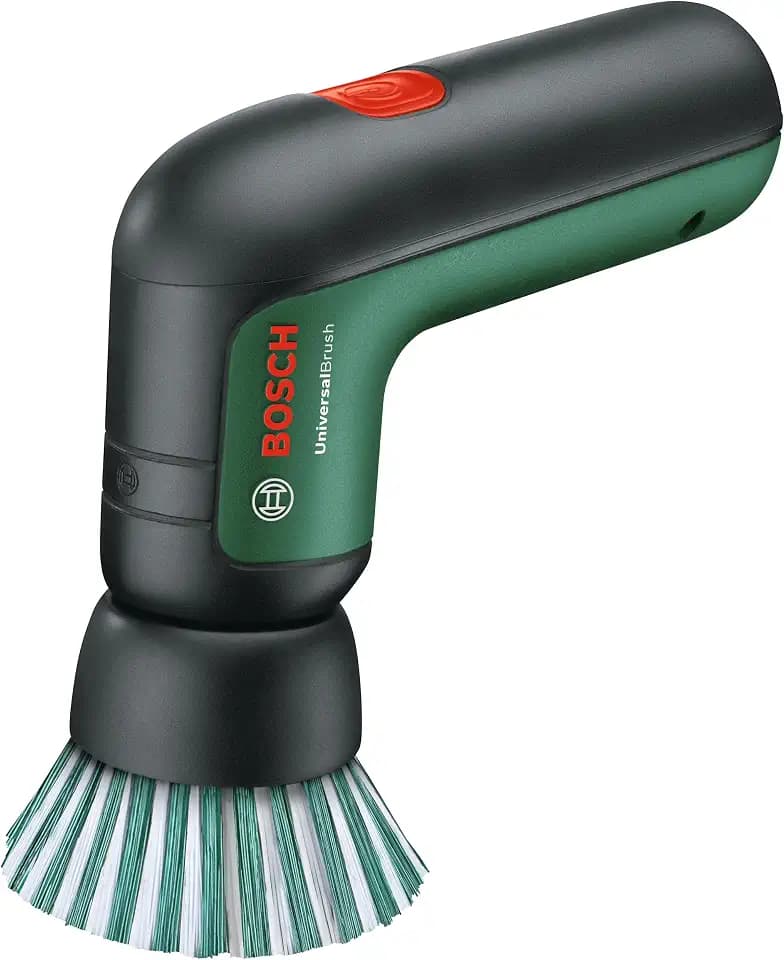 Bosch Electric Cleaning Brush UniversalBrush (3.6 V Integrated Battery, 1x Micro USB Charger & 4 Cleaning attachments Included, in Carton Packaging)