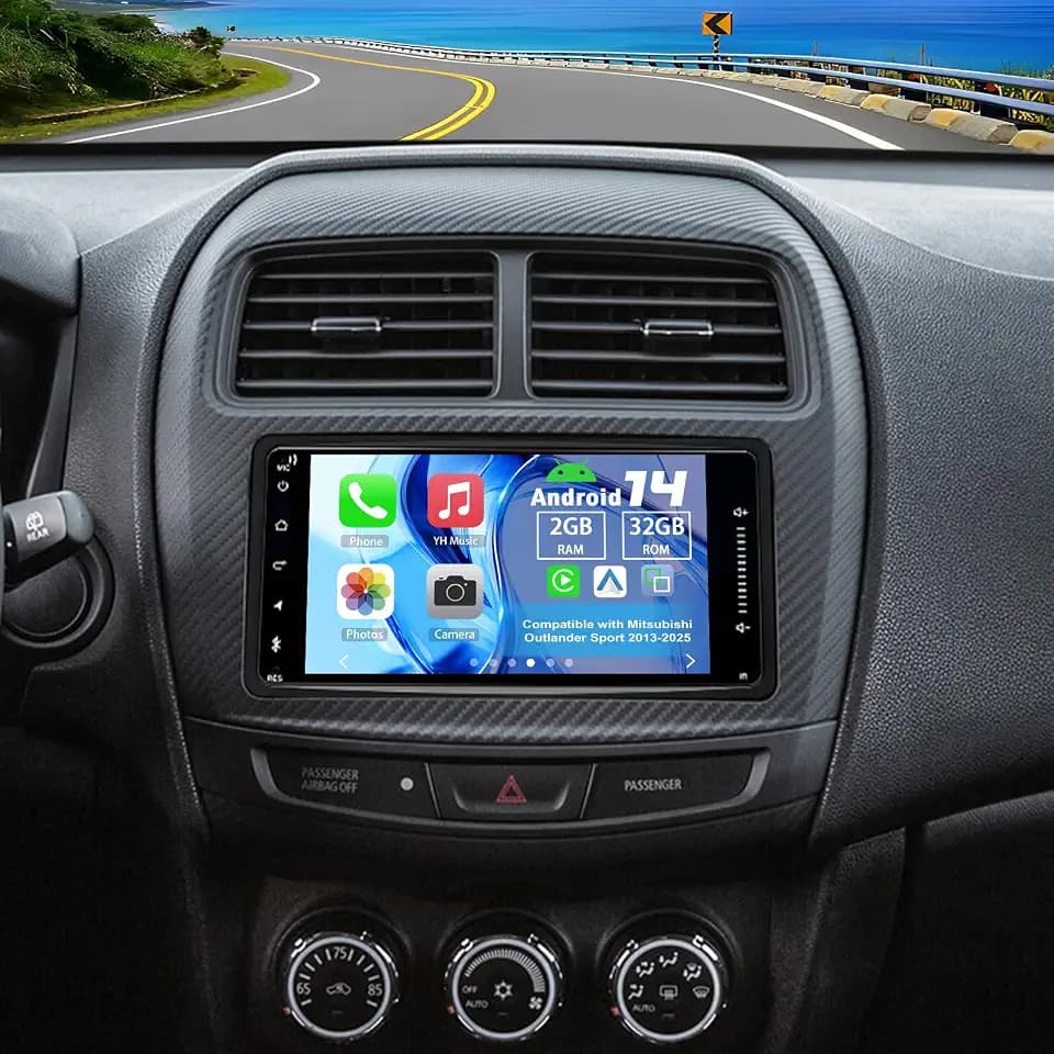 2 Din Car Stereo Upgrade Radio for Mitsubishi Outlander Sport 2013-2025