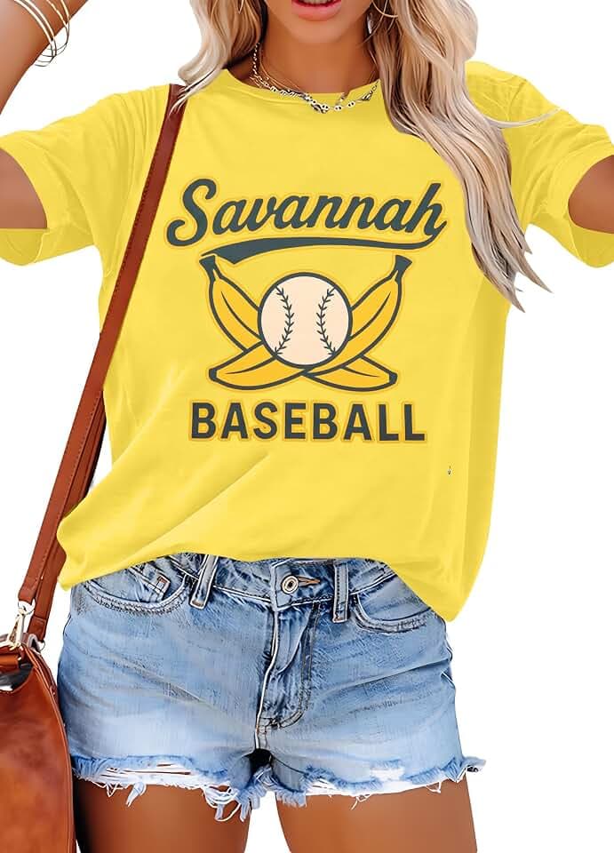Baseball Shirt Women Baseball Team Top Game Day Fan Tee Ballgame Tshirt