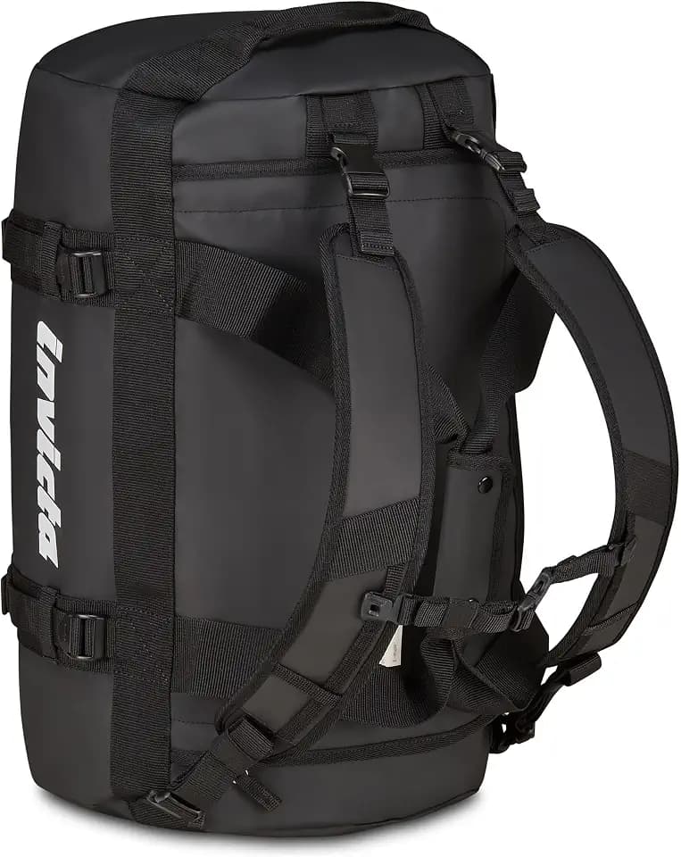 Invicta Reisetasche 50 L - 51 x 33x 33, Handgepäck Reiserucksack, Sporttasche, Weekender, für Urlaub und Sport, Damen und Herren, schwarz