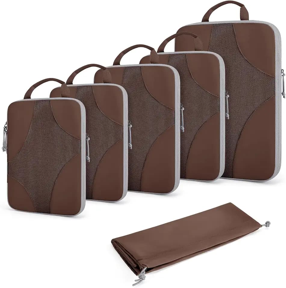 Bagsmart Compression Packing Cubes, Travel Bag Cruise Ship Essentials