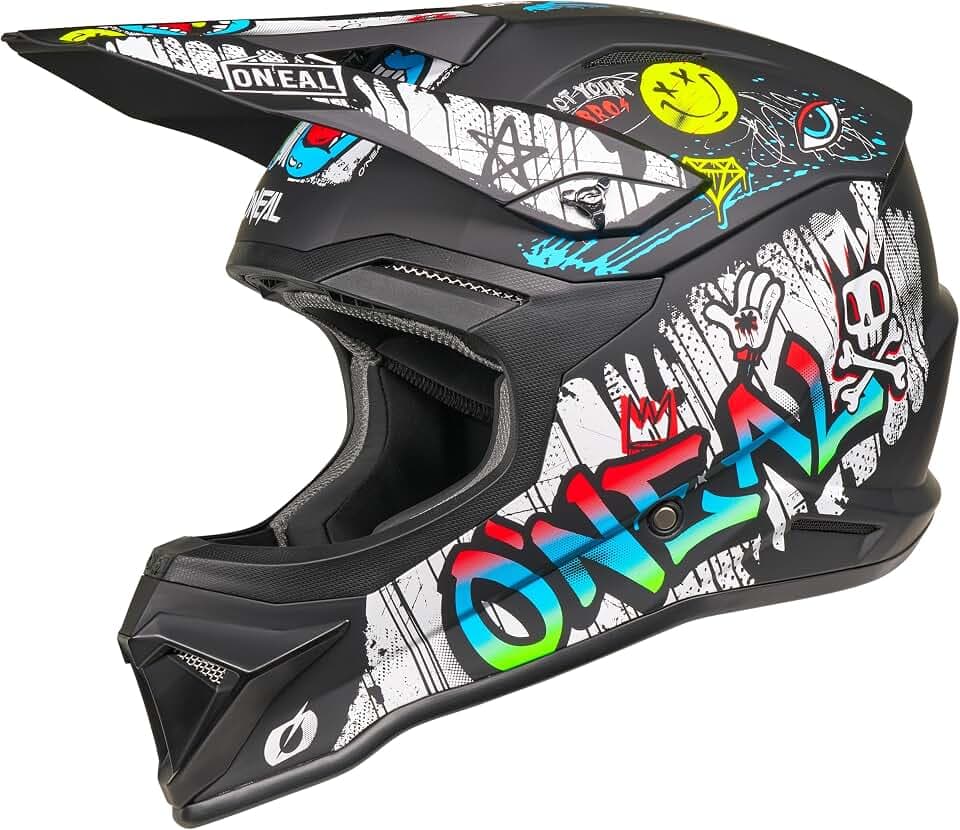 O'NEAL 4 SRS MX Helmet Adult Rancid