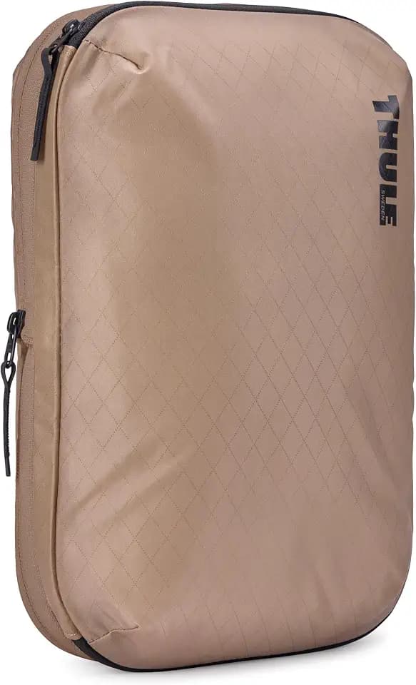 Thule Compression Packing Cube, Size Medium, Semitransparent Fabric, Easy to Pack, YKK Zippers