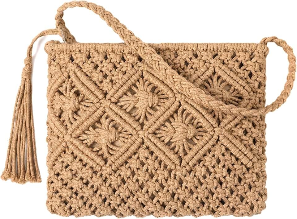 Avisky Beach Purse Straw Bags for Women Woven Crossbody Summer Handbags