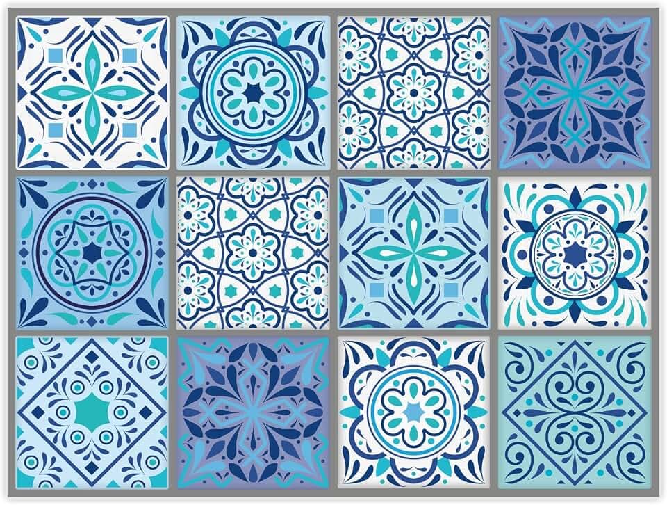 younikat Papier-Tischsets Santorini Mandala Motiv 100 Stück - dv998