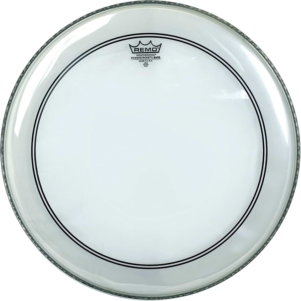 Remo Schlagzeugfell Powerstroke 3 Transparent Bassdrum 20" P3-1320-C2
