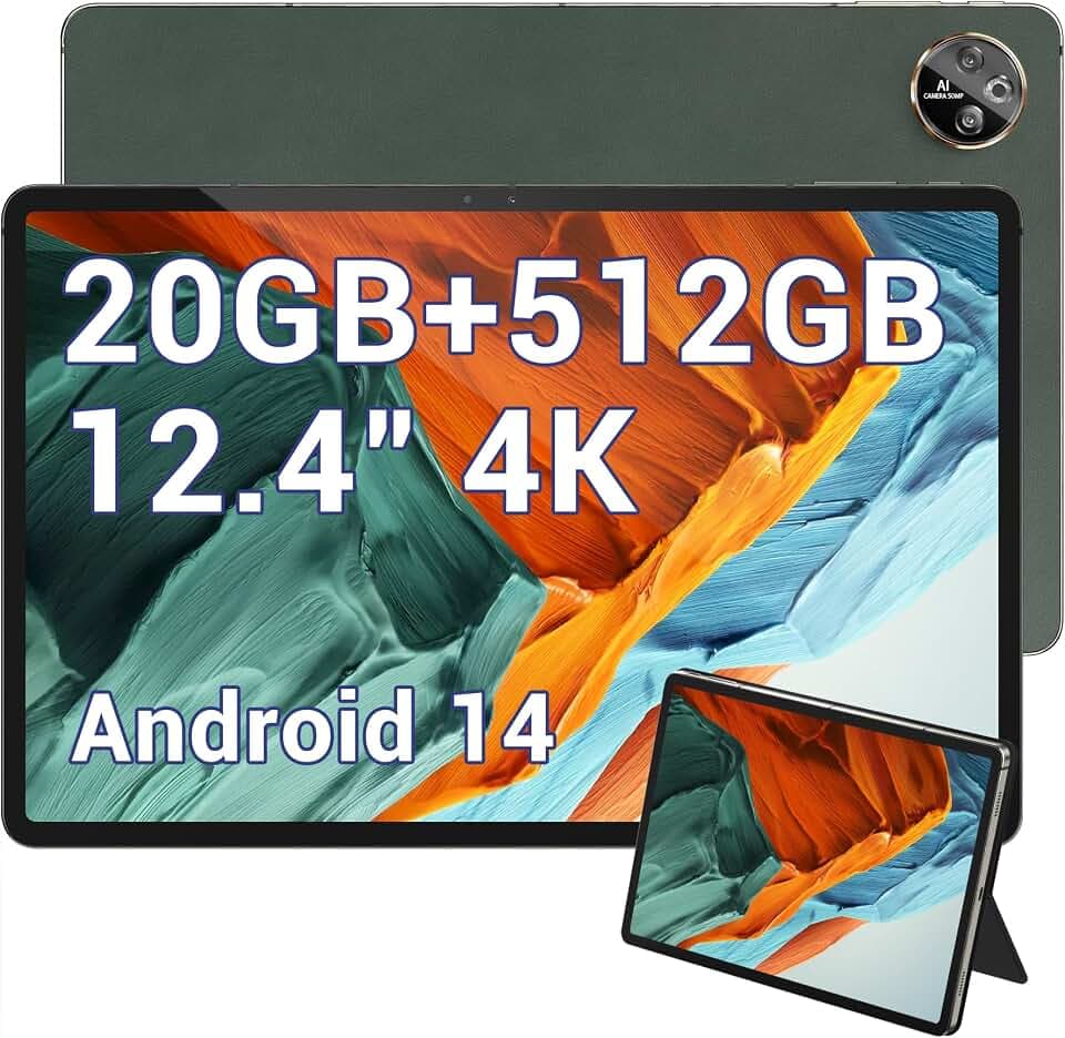 DOOGEE T30 MAX (Tablette 4G - 12.4'' - 8/512GB - 10800 mAh) Black