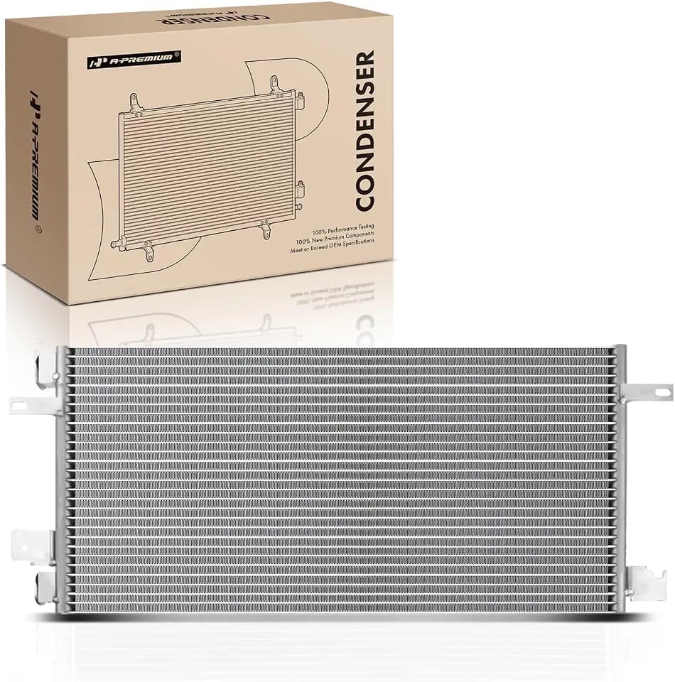 A-Premium Air Conditioning Condenser Compatible with Jeep & Dodge