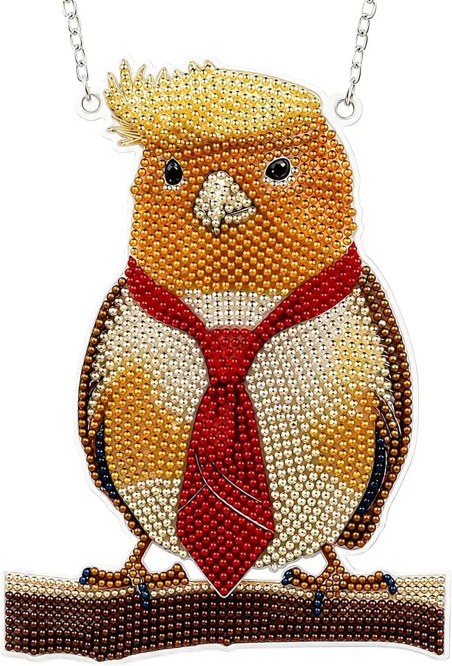 Mlnopi Bird Diamond Art Kits for Adults, Acrylic Hanging Suncatcher