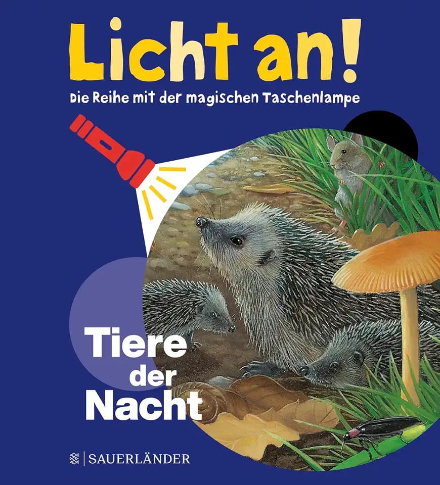 Tiere der Nacht: Licht an! (Licht an! Die Reihe mit der magischen Taschenlampe, Band 5)