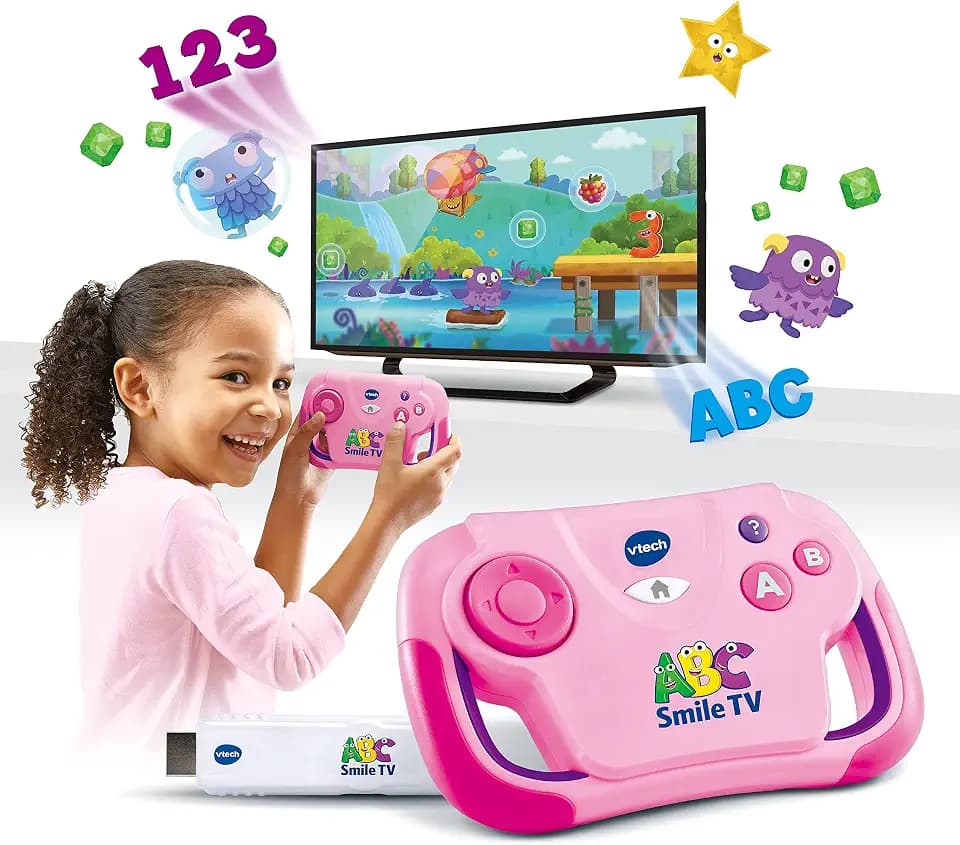 VTech ABC Smile TV pink - Lernkonsole HDMI für Fernseher