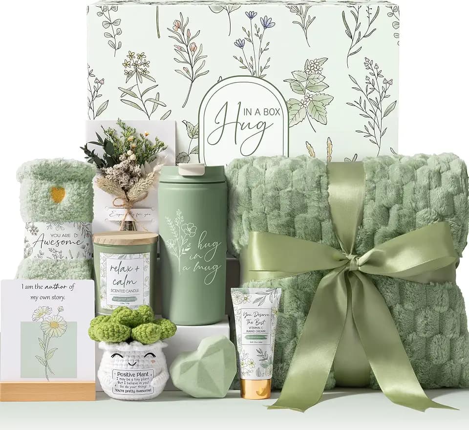 Get Well Soon Gift Baskets for Women Birthday Gifts Spa Self Care Package