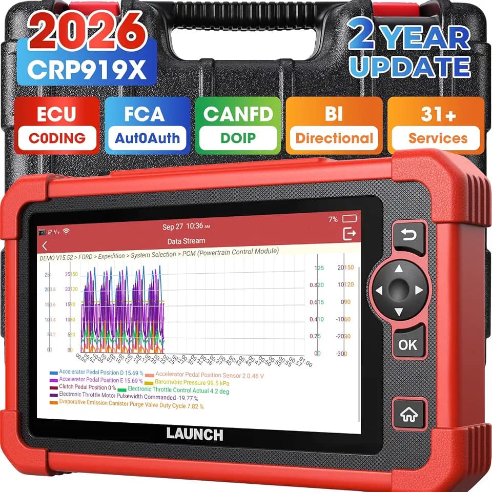 LAUNCH X431 CRP919X Car Scanner, ECU Coding OBD2 Scanner Diagnostic Tool