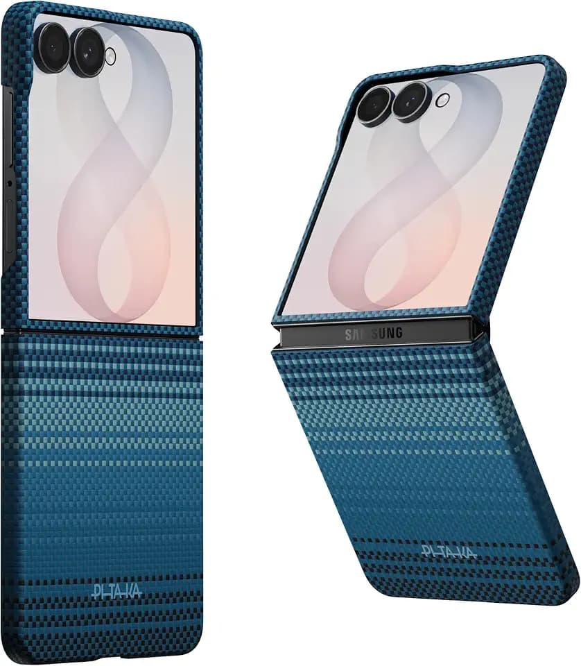 pitaka for Z Flip 8 Case, Caseless Touch Feeling, Moonrise