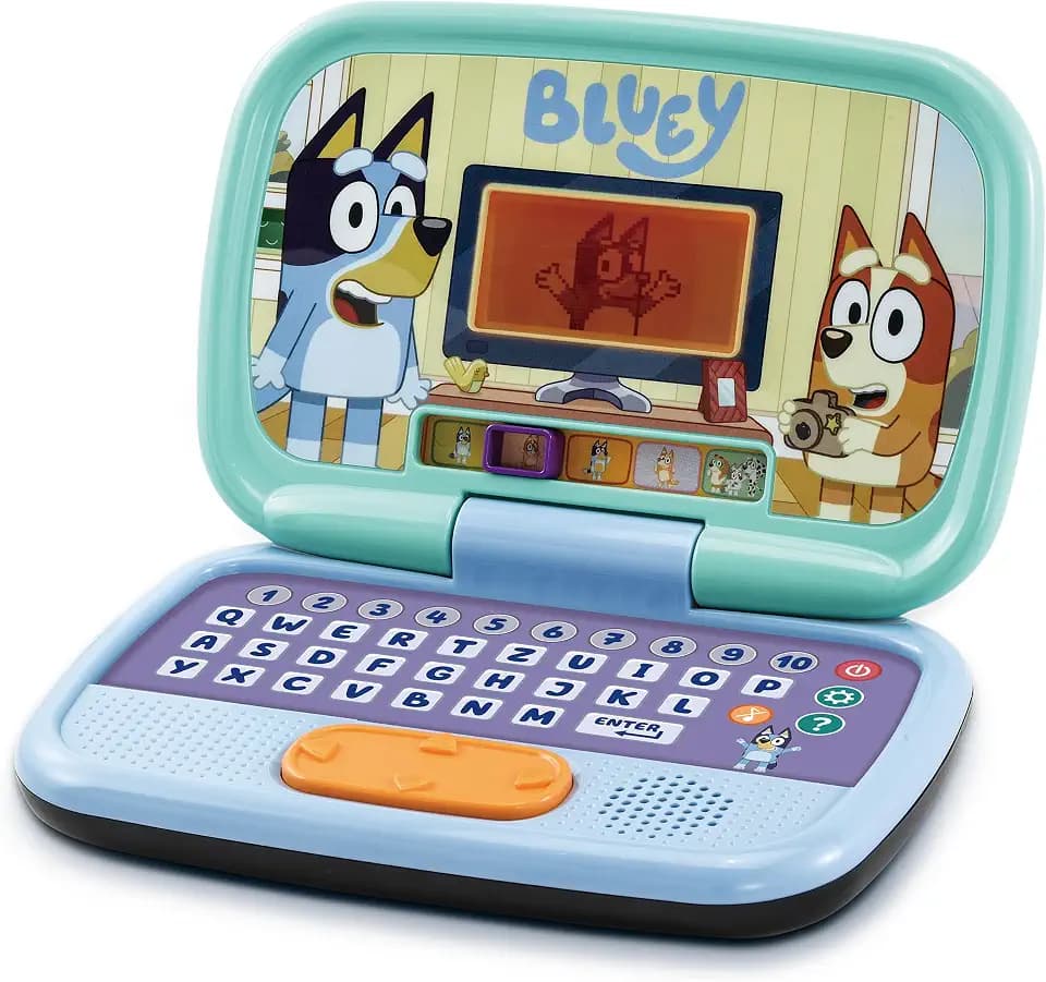 VTech Bluey Lernlaptop – QWERTZ-Tastatur für Kinder 3-6 Jahre