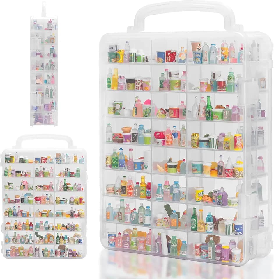48 Slots Mini Brand Storage Case with Mini Brands