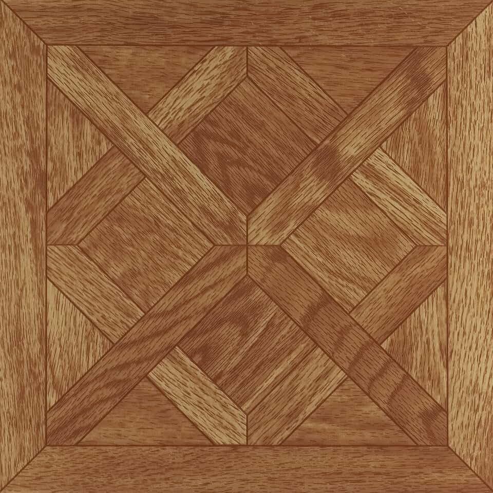 Nexus Peel & Stick Vinyl Floor Tiles, 20-Pack, 12 x 12 in, Oak