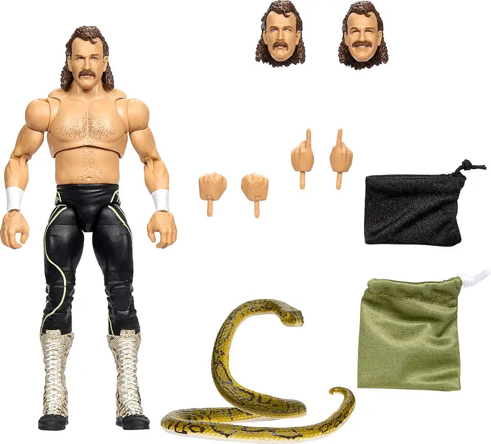 Mattel WWE Ultimate Edition Jake Roberts Action Figure & Accessories
