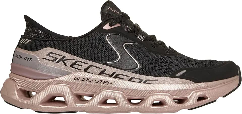 Skechers Women's Glide-Step Altus-starlightt Shine Hands Free Slip-ins