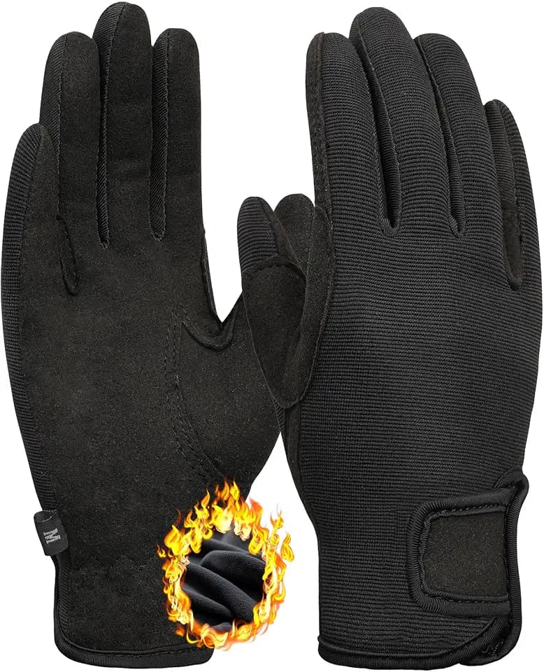 ChinFun Kids Horse Riding Gloves Equestrian Children for Girls Boys