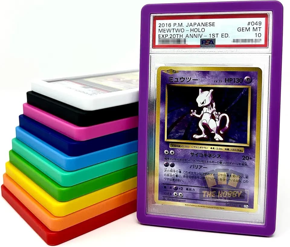 Classic Bumper Guard for PSA Graded Cards ONLY | Clean Minimal Design | Ultimate Edge Protector | Purple Slab Shield [1 Pack]