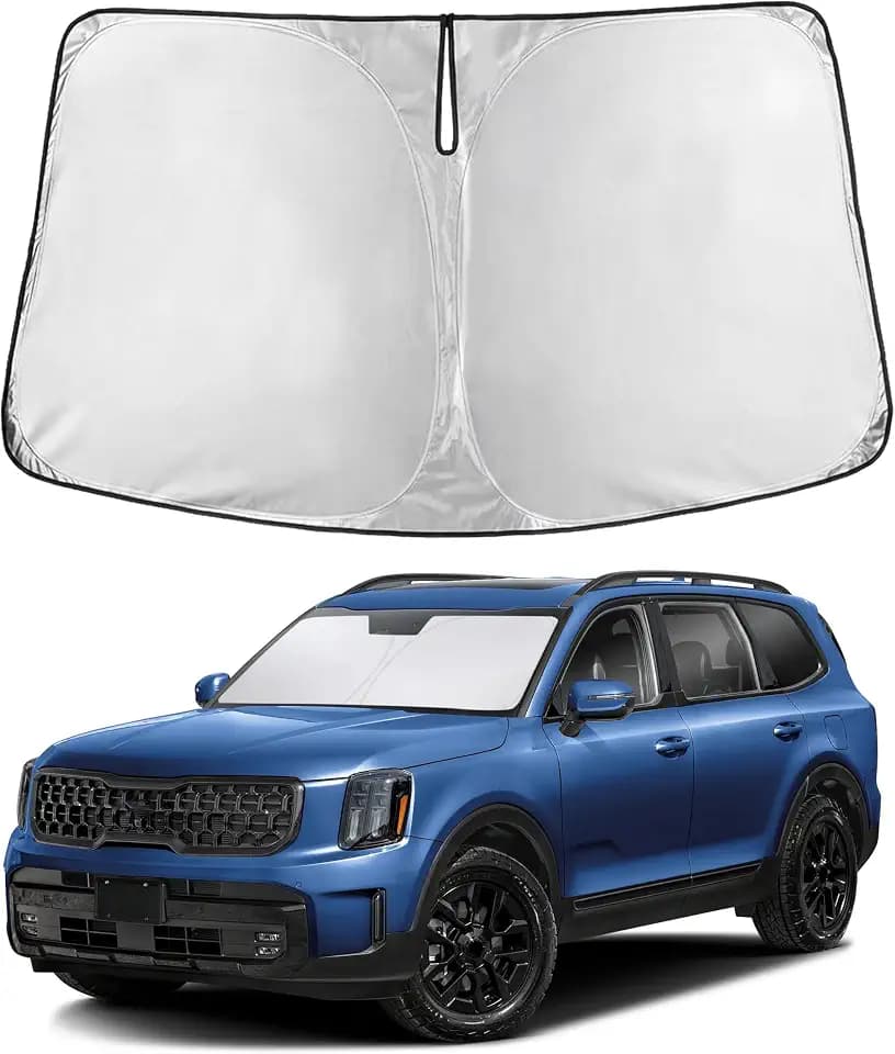 EcoNour Windshield Sunshade Compatible for Kia Telluride 2020-2024 2025