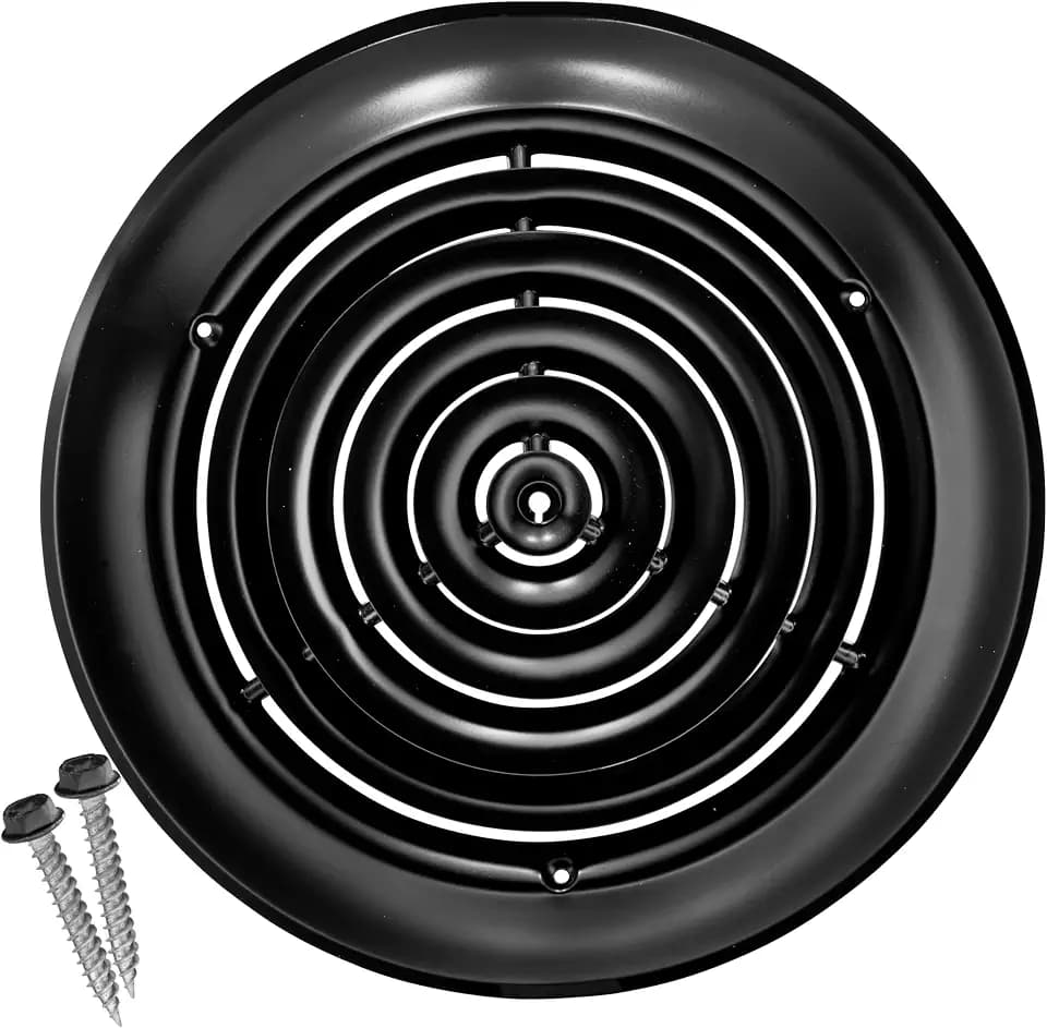 Round Ceiling Diffuser - Easy Air Flow - HVAC Vent Duct Cover (12 Inches