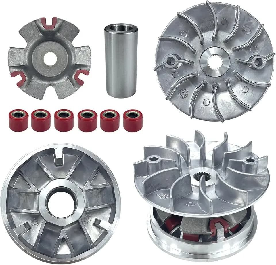‌Complete Variator Kit with 14g Rollers CVT Front Clutch for GY6 125 150cc