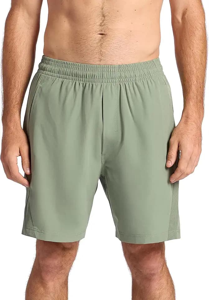 Gaiam Men's Veda Short, Standard Fit, Stretch Lightweight Material, Moisture-Wicking