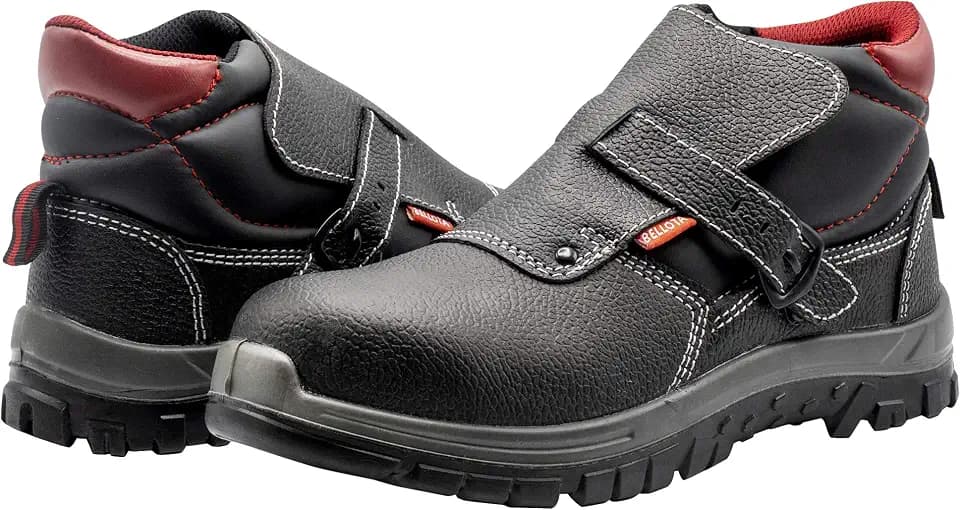Bellota 72302S3 Sicherheitsstiefel für Herren und Damen, aus wasserabweisendem Leder, mit atmungsaktivem und abnehmbarem gepolstertem Futter.
