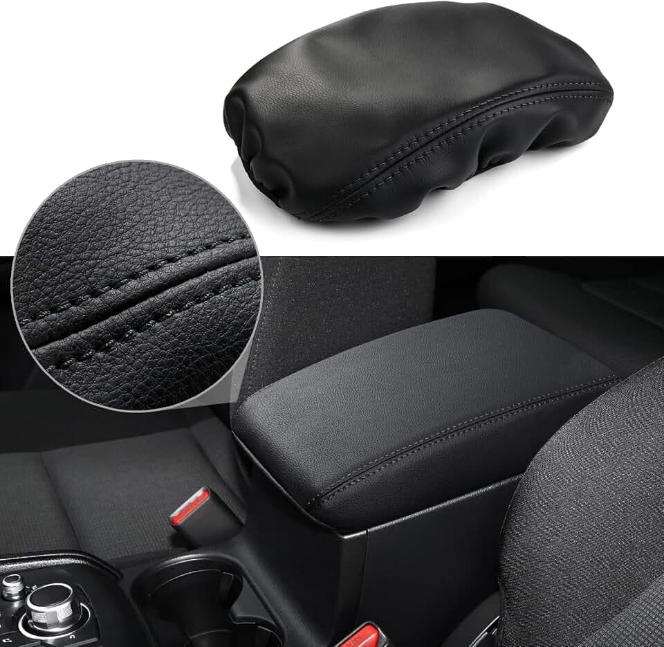 Armrest Cover for 2017-2025 Mazda CX-5 Accessories -Black