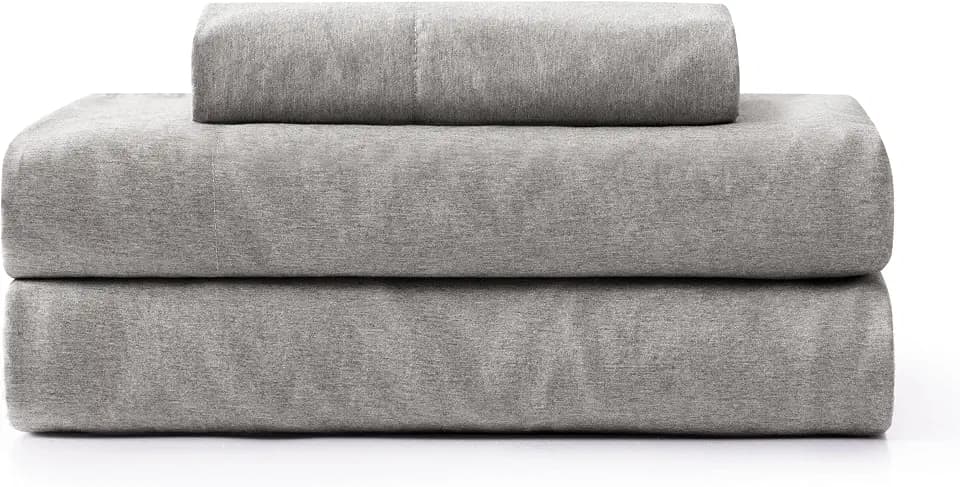 UGG Devon Twin Sheet Set, Microfiber Sheets, 3-Piece, Gray (Heathered)