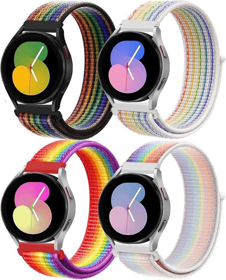 20mm Nylon Band for Samsung Galaxy Watch 7 6 5 4 FE 40mm 44mm/6/4 classic