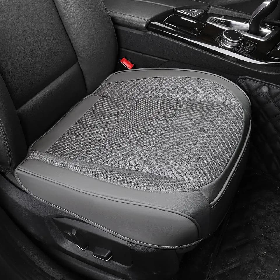 1 Pack Gray Ventilated Bottom Car Seat Cover