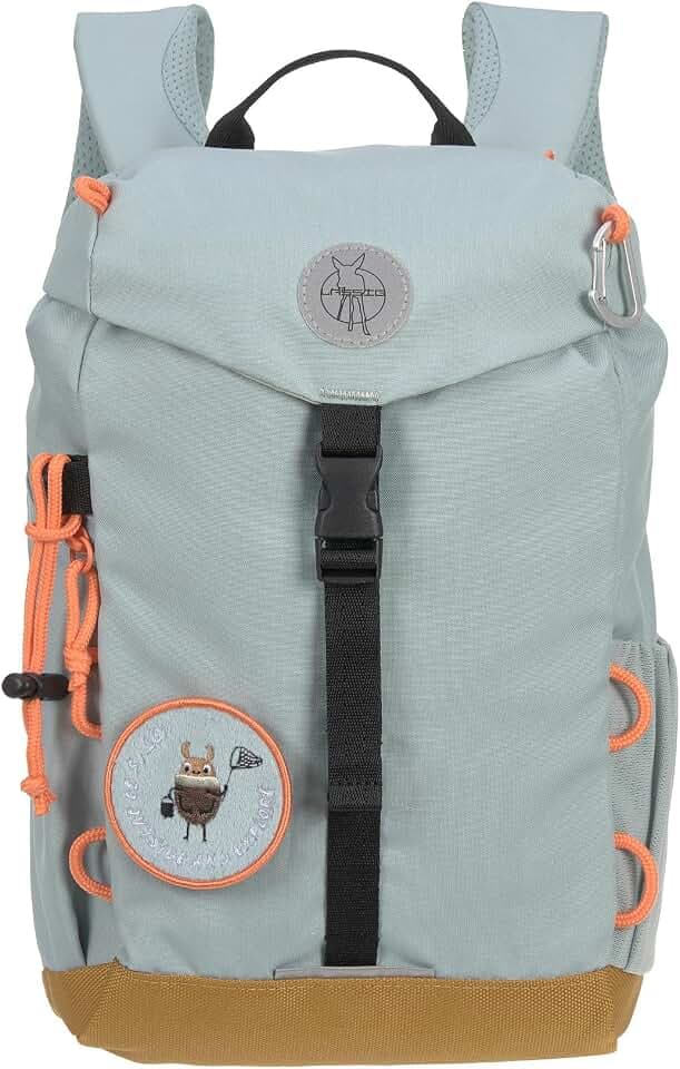 LÄSSIG Kinderrucksack Wanderrucksack Kindergartenrucksack, 9 Liter, ab 3 Jahre, 9 Liter/Mini Outdoor Backpack Nature Light blue