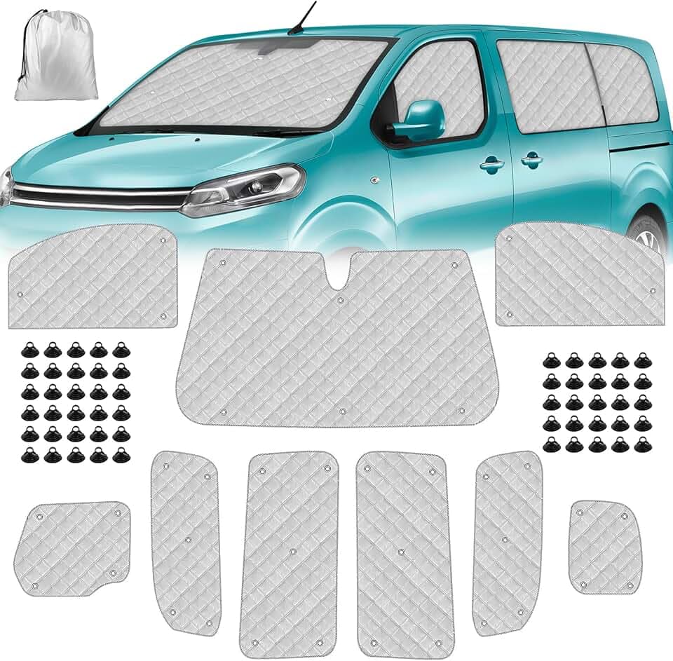Sonnenschutz Auto Frontscheibe für 2016-2026 Citroen Jumpy MWB 2019-2026