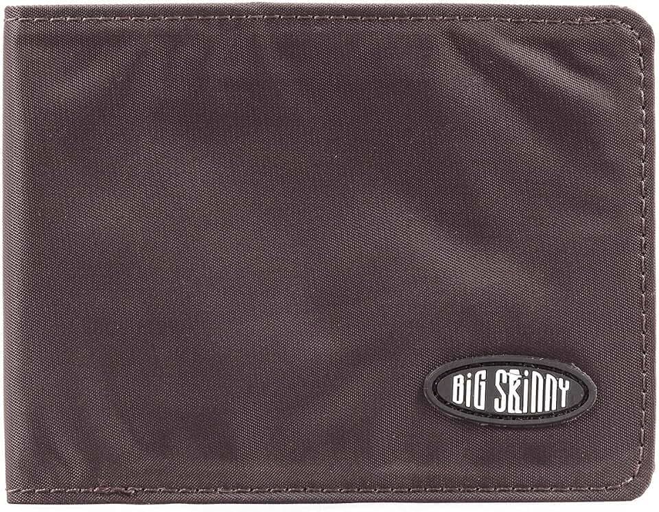 Big Skinny Men's Bifold Slim Wallet, holds up to 25 Cards