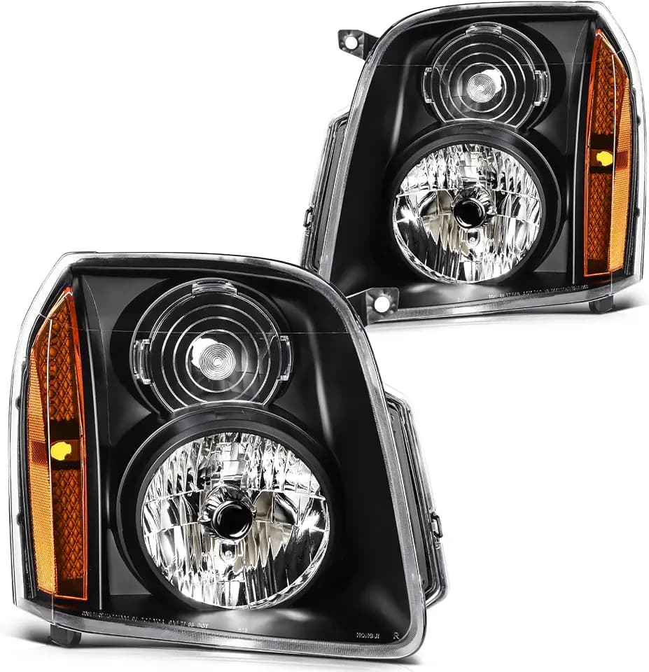 Headlight Assembly Set Fit for GMC Yukon/XL 1500 2007-2014