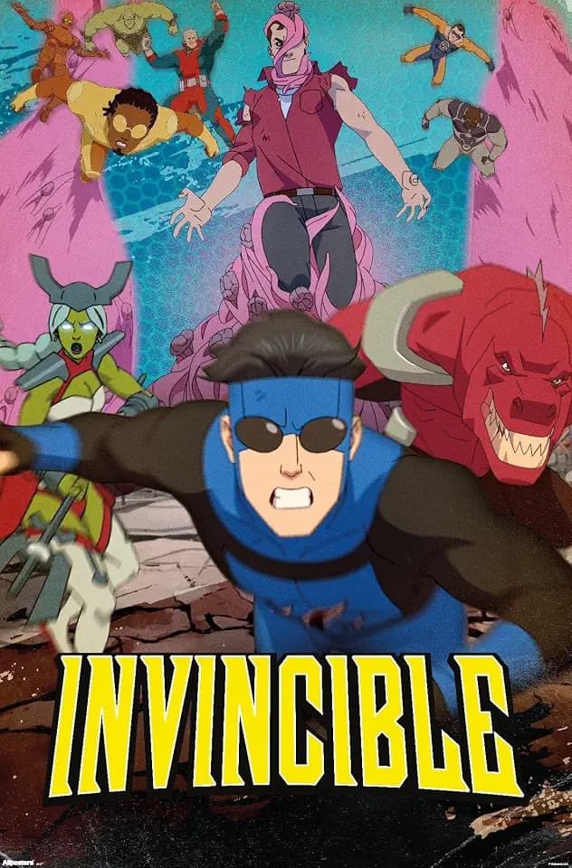 Trends International Invincible: Season 4 (2026) - 401 One Sheet Wall Poster, 34L x 22.4W, Premium Unframed Version