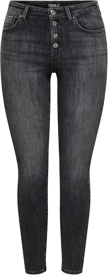 ONLY Female Skinny Jeans ONLPOWER Mittlere Taille Skinny Fit Jeans