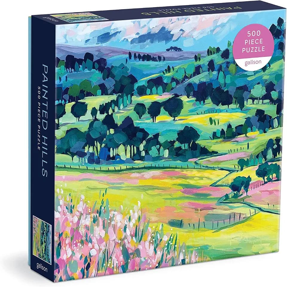 Galison - Painted Hills 500 Piece Jigsaw Puzzle for Adults