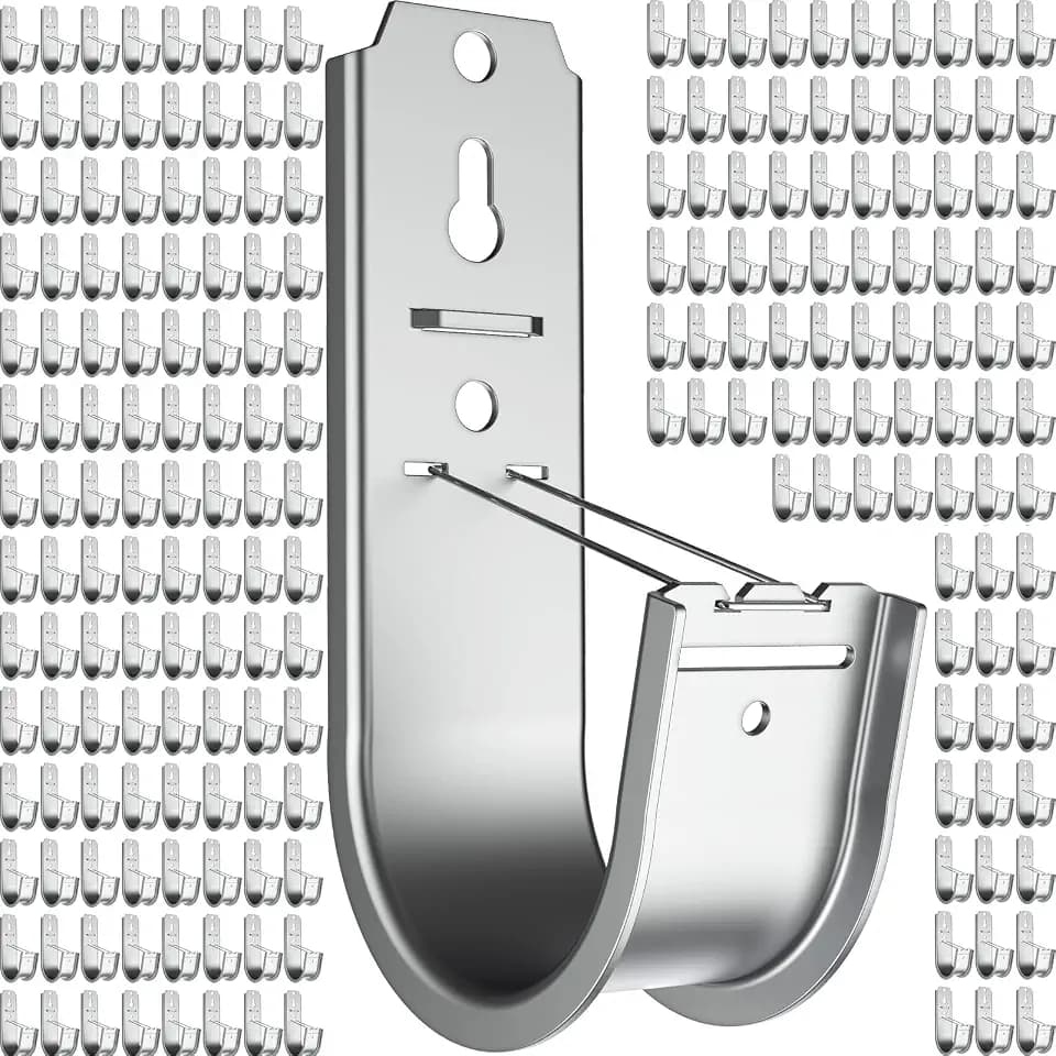 200 Pack 2 Inch Cable Support J Hook Wall Mount J Hook