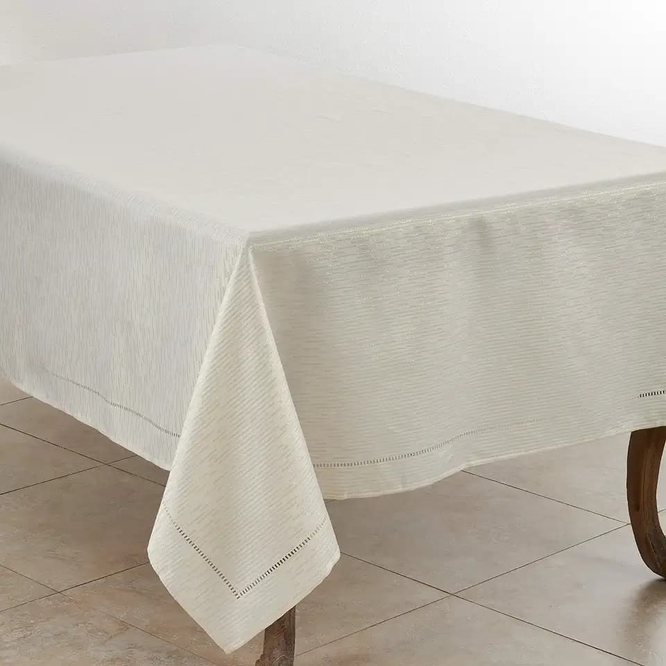 Hemstitched Design Tablecloth