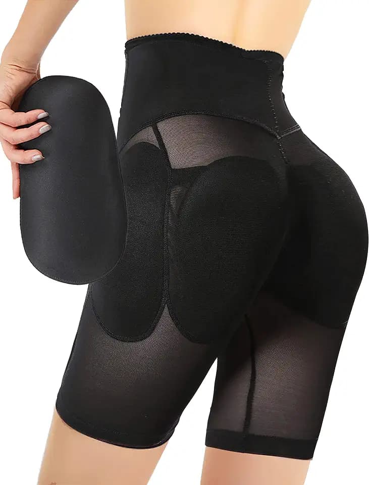 Damen Push Up Po Butt Lifter Padded Höschen Unterwäsche Nahtlose Shapewear Hip Enhancer mit Form Polster Seamless Panty