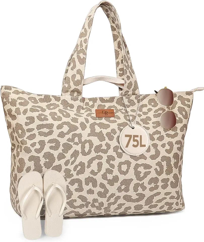 GLORIEROO Extra Large Beach Bag for Women - Carry On Beach Essentials Tote