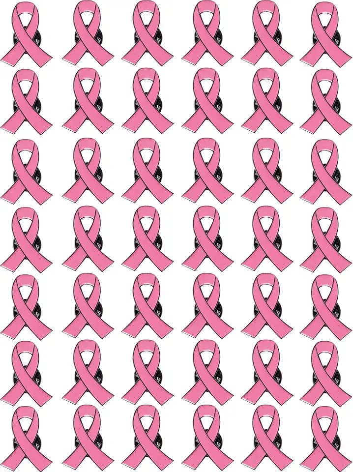 Official Hope Pink Ribbon Pins Breast Cancer Awareness Brooch Lapel Pin Buttons